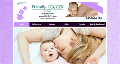 Desktop Screenshot of friendlyobgyn.com